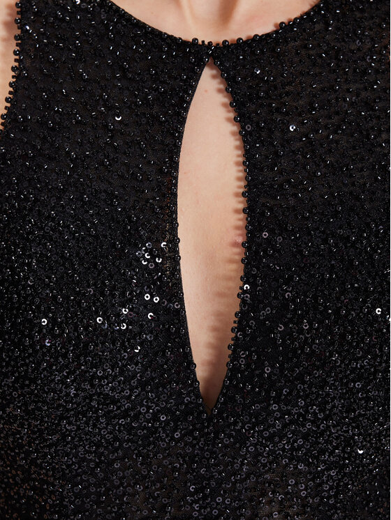 Hey Kyla Hey Kyla Abendkleid 5AI053HK Schwarz Regular Fit