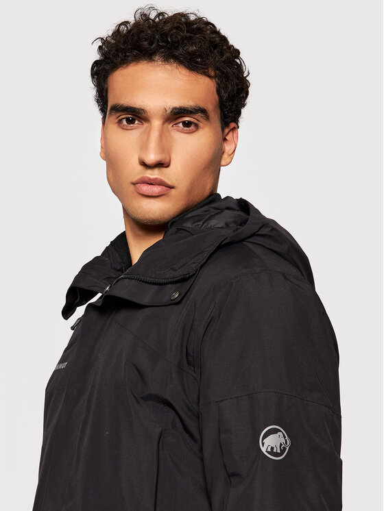 Mammut Mammut Átmeneti kabát Chamuera 1010-29030-0001-115 Fekete Regular Fit