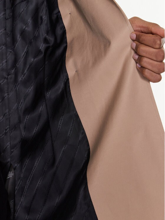 KARL LAGERFELD KARL LAGERFELD Cappotto di transizione Transformer 225W1501 Nero Regular Fit