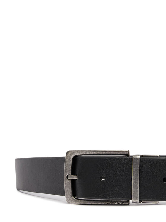 Calvin Klein Calvin Klein Pasek Two Belt Rev Gift Set 35Mm LV04D0025G Czarny