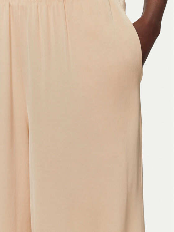 ViCOLO ViCOLO Medžiaginės kelnės TD0008 Smėlio Relaxed Fit
