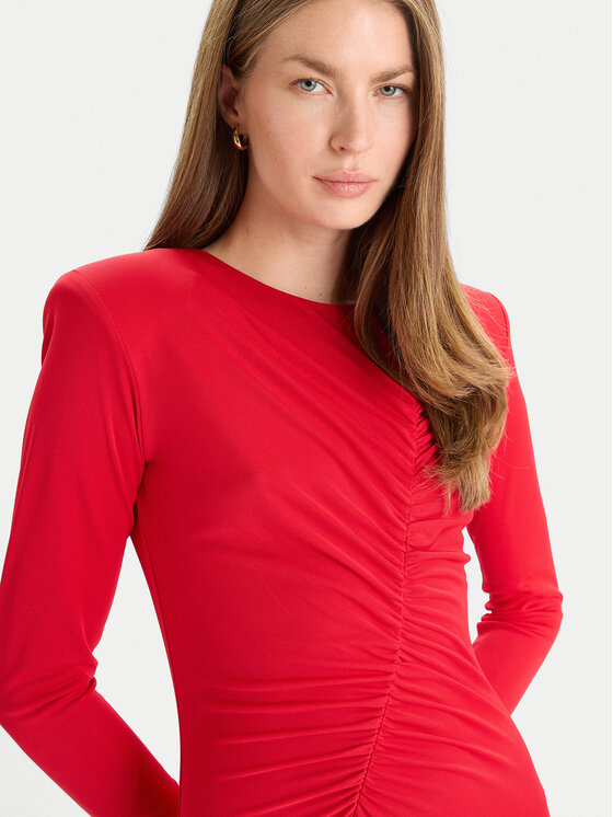 Gaudi Gaudi Vakarinė suknelė 521FD14008 Rožinė Slim Fit