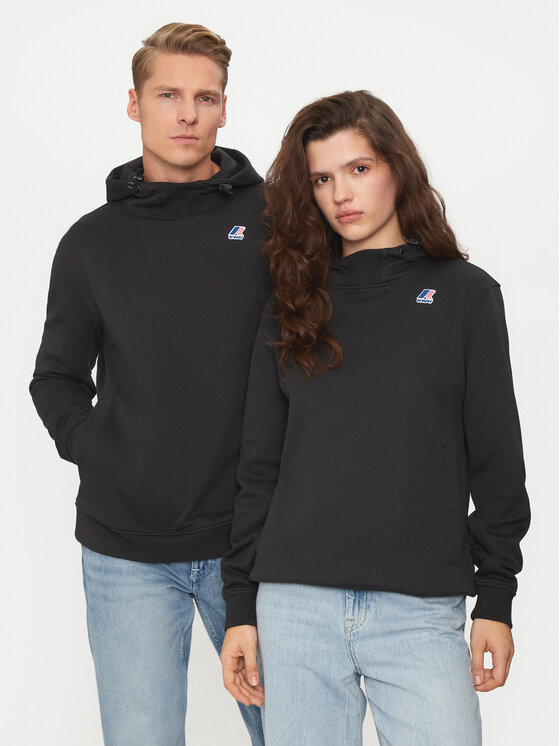K-Way K-Way Mikina Le Vrai Durance K3123QW Černá Regular Fit