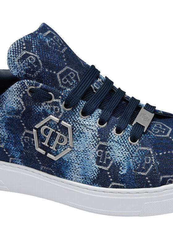 PHILIPP PLEIN PHILIPP PLEIN Sneakersy 29932 Světle modrá