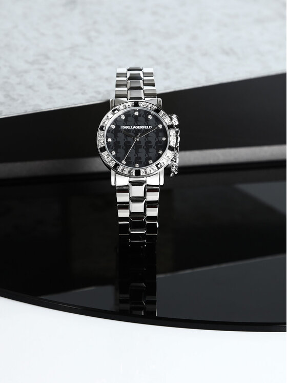 KARL LAGERFELD KARL LAGERFELD Hodinky R0553100502 Stříbrná