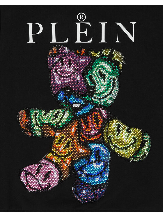 PHILIPP PLEIN PHILIPP PLEIN Bluza 27801 Czarny Regular Fit