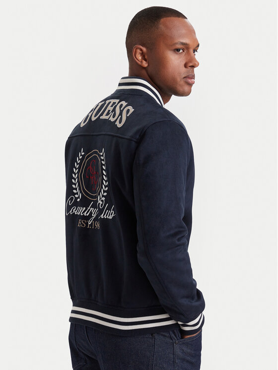 Guess Guess Kurtka bomber M6YL23 W2814 Granatowy Regular Fit