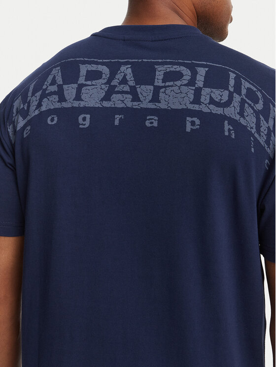 Napapijri Napapijri Футболка Yourte NP0A8AU2 Cиній Relaxed Fit