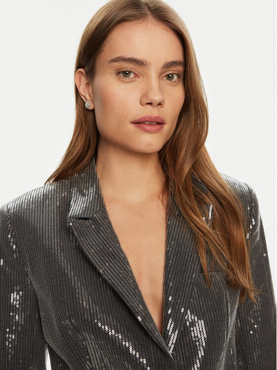 Guess Guess Pintsak W5RN48 WGX40 Hõbedane Regular Fit