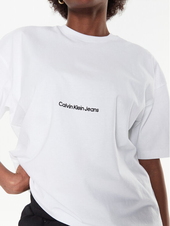 Calvin Klein Jeans Calvin Klein Jeans Футболка J20J220768 Білий Relaxed Fit
