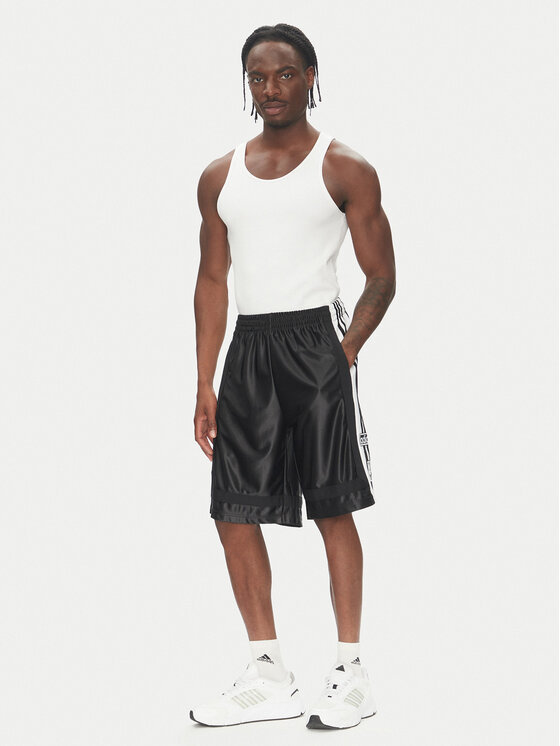 adidas adidas Pantaloncini sportivi Adibreak JM6689 Nero Loose Fit