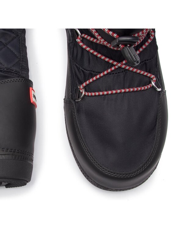 Hunter Śniegowce Original Snow Quilted Boot WFT2012WWR Czarny Modivo.pl