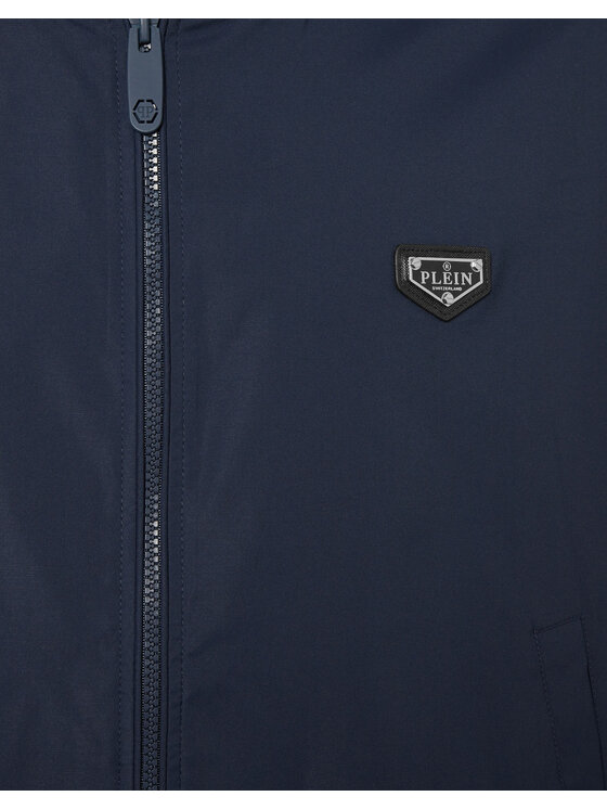 PHILIPP PLEIN PHILIPP PLEIN Kurtka bomber 25595 Granatowy Regular Fit
