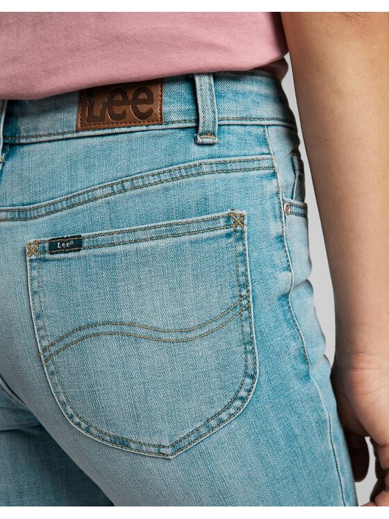 Lee Lee Jeansy Legendary Skinny Niebieski Skinny Fit