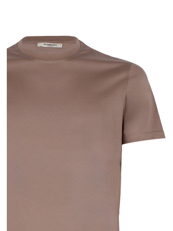 ACANFORA ACANFORA T-shirt ACA010-CAF Marrone Regular Fit