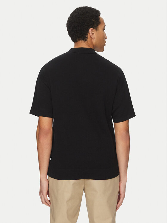 Jack&Jones Jack&Jones Polo Troy 12269617 Crna Relaxed Fit