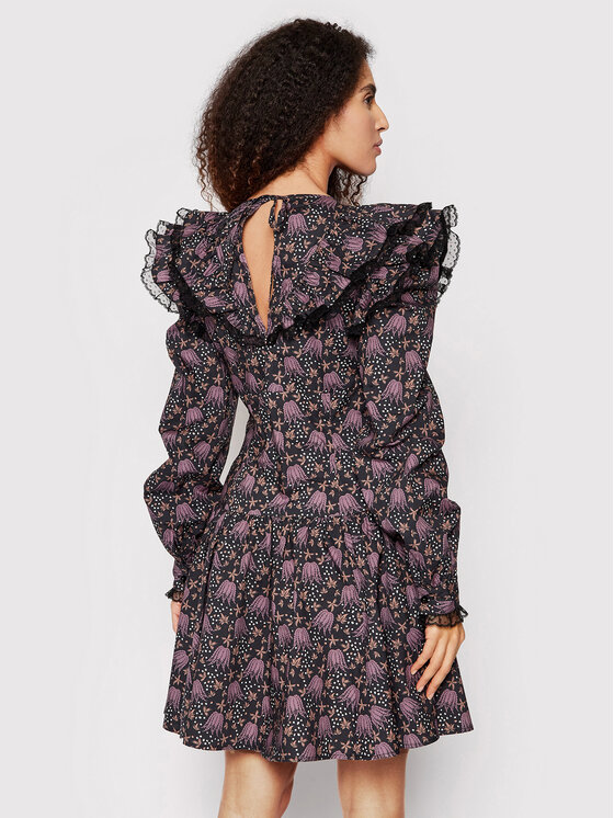 Custommade Custommade Ежедневна рокля Linah 999377408 Черен Regular Fit