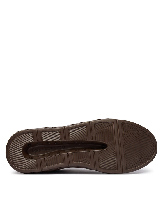 KARL LAGERFELD KARL LAGERFELD Sneakersy Kapri Kite KL54527 Brązowy ciemny