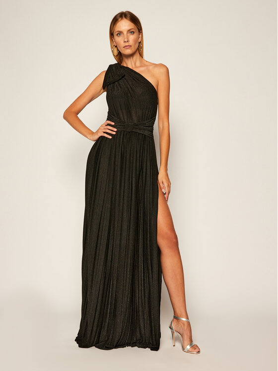 Elisabetta franchi abito nero lungo discount