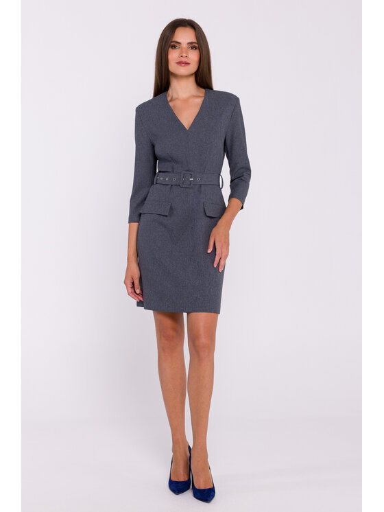 Stylove Stylove Večerní šaty S369 Šedá Ladies Fit
