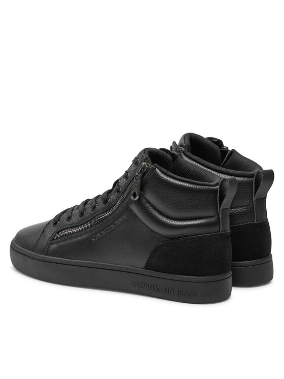 Calvin Klein Jeans Calvin Klein Jeans Tenisice Classic Cupsole Zip Mid In YM0YM01156 Crna