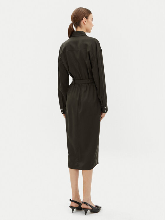 PINKO PINKO Vsakodnevna obleka Affettatrice 104147 Zelena Regular Fit