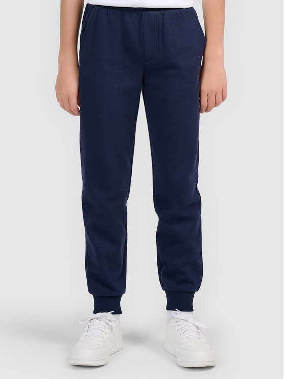4F 4F Spodnie dresowe 4FJWMM00TTROM1840-31S Granatowy Jogger Fit