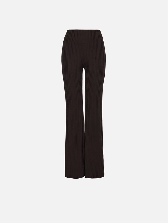 La Mania La Mania Legginsy BONNE Brązowy ciemny Basic Fit