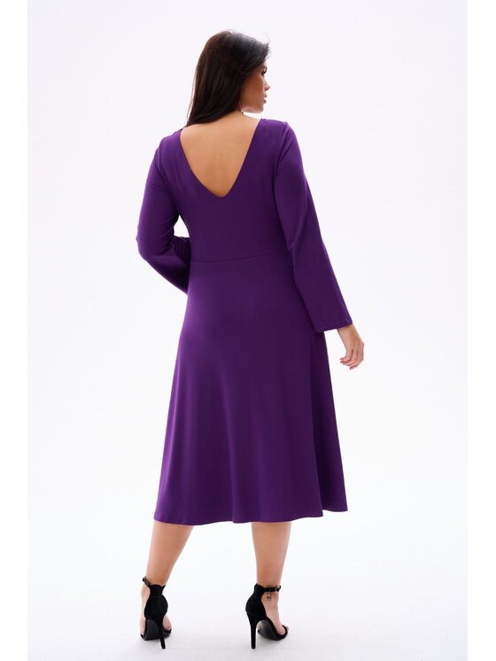 blue shadow blue shadow Sukienka codzienna Nana Fioletowy Regular Fit