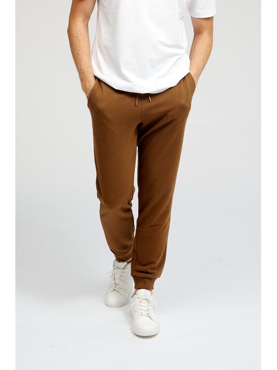 Joggery, rozmiar XS, Brązowe, 'Basic Collection'