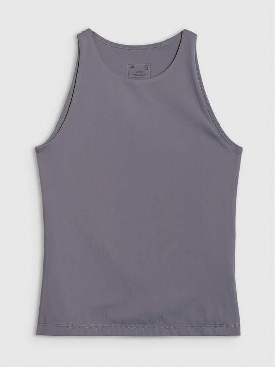 4F 4F T-shirt 4FRSS26TSLEF319-24S Grigio Slim Fit