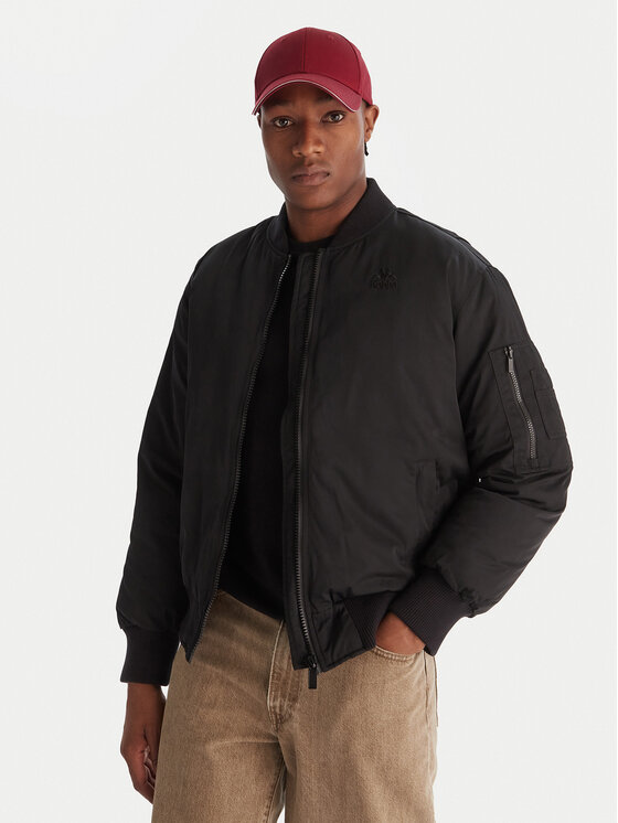 Kappa Kappa Μπόμπερ μπουφάν Opilio 311M7EW Μαύρο Regular Fit