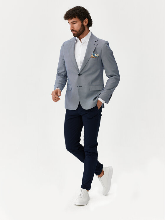 Evenemen Evenemen Marynarka Cruz Granatowy Slim Fit