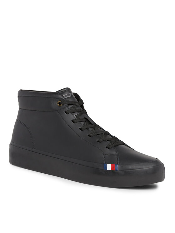 Tommy Hilfiger Tommy Hilfiger Αθλητικά Modern Vulc Lth Hi Wl FM0FM04820 Μαύρο
