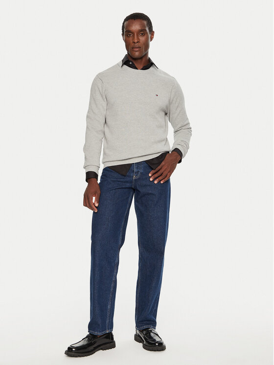 Tommy Hilfiger Tommy Hilfiger Džemper MW0MW36347 Siva Regular Fit