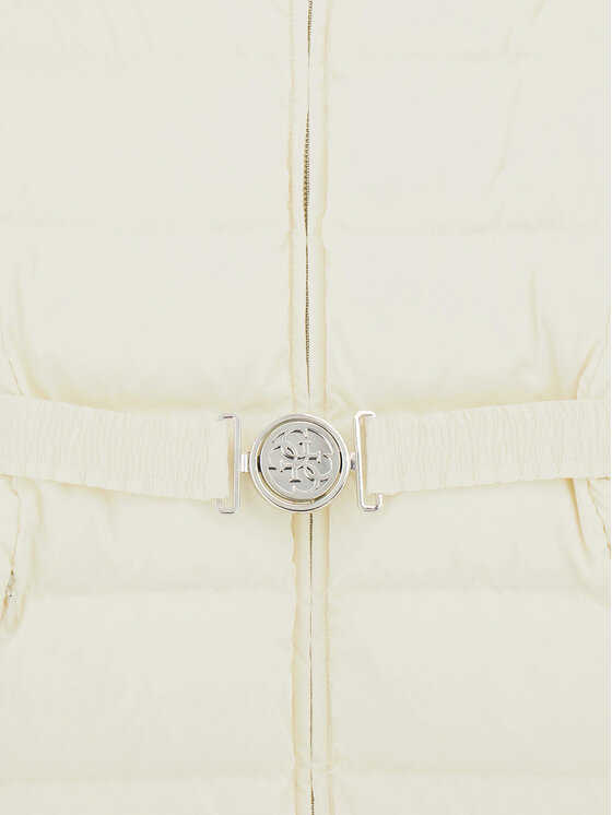 Guess Guess Vatovaná bunda J5BL19 W3080 Écru Regular Fit