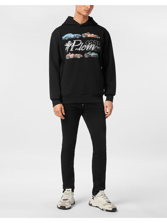 PHILIPP PLEIN PHILIPP PLEIN Bluza 24339 Czarny Regular Fit