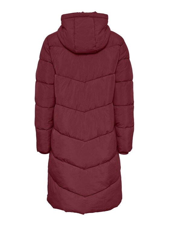 Pieces Pieces Žieminė striukė 17126619 Vyšninė Regular Fit