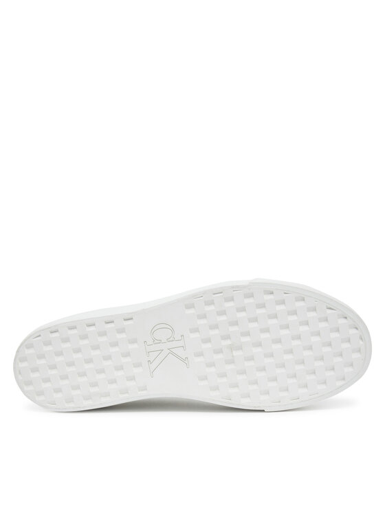 Calvin Klein Jeans Calvin Klein Jeans Αθλητικά Vulc Flatform Low Mg Lth YW0YW01771 Λευκό
