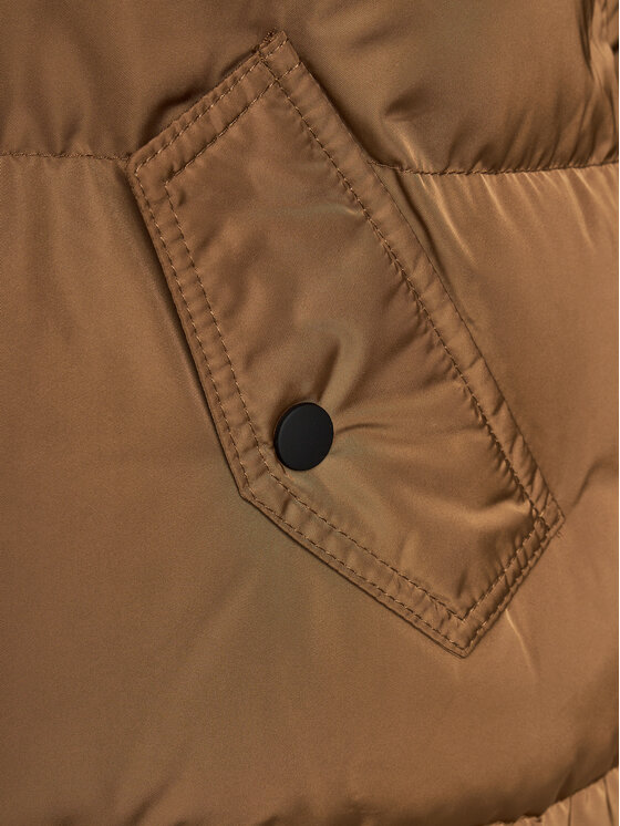 Brave Soul Brave Soul Prehodna jakna LJK-CELLOLONGTOF Rjava Regular Fit