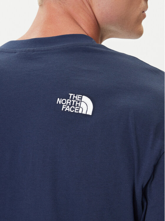 The North Face The North Face Majica Simple Dome NF0A87NR Mornarsko modra Oversize