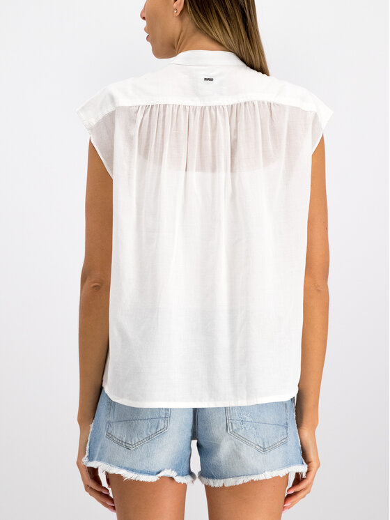 G-Star Raw G-Star Raw Bluză D14162-8983-111 Alb Loose Fit