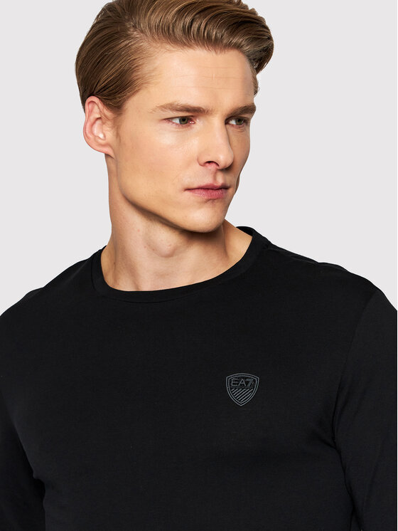 EA7 Emporio Armani EA7 Emporio Armani S dlouhým rukávem 8NPT09 PJNQZ 1200 Černá Regular Fit