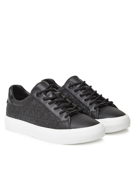 Calvin Klein Calvin Klein Tenisice Vulc Lace Up Mono Pu HW0HW02573 Crna