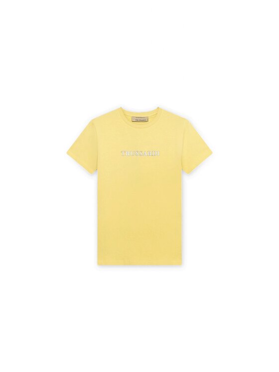 Trussardi Trussardi T-Shirt G0498000106N028 Żółty Regular Fit