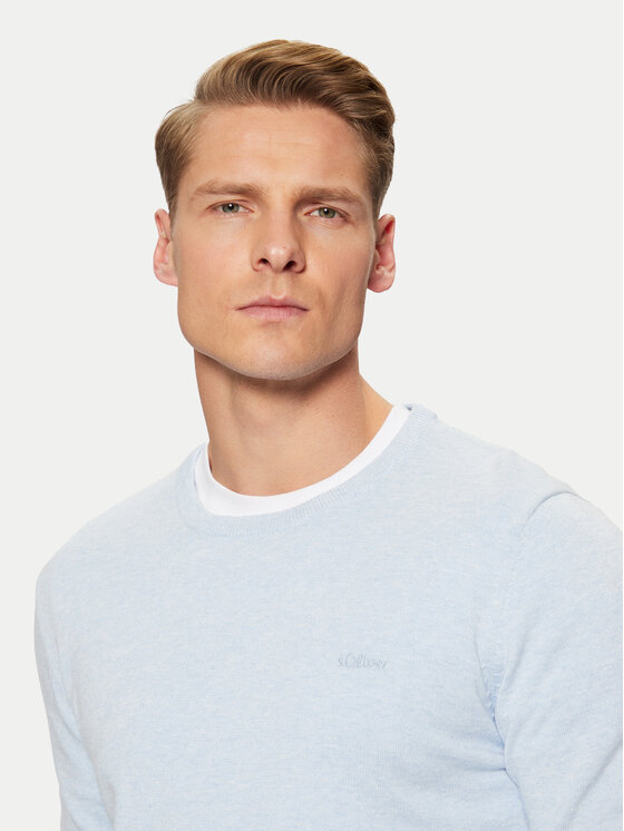 s.Oliver s.Oliver Megztinis 2152688 Žydra Regular Fit