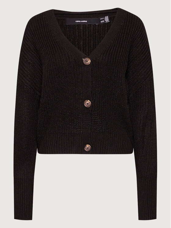Vero Moda Vero Moda Kardigán Lea 10249632 Fekete Relaxed Fit