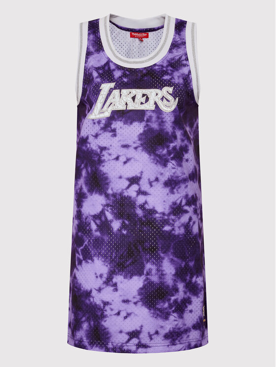 Mitchell & Ness Mitchell & Ness Φόρεμα καθημερινό TDRSLF19018 Μωβ Regular Fit