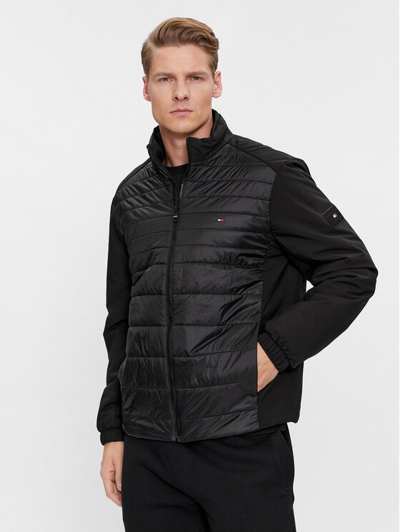 Tommy Hilfiger Tommy Hilfiger Geacă MW0MW33957 Negru Regular Fit