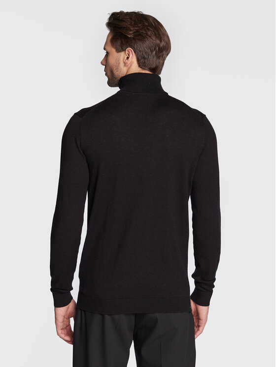 Dolcevita 655044 524306 Nero Slim Fit